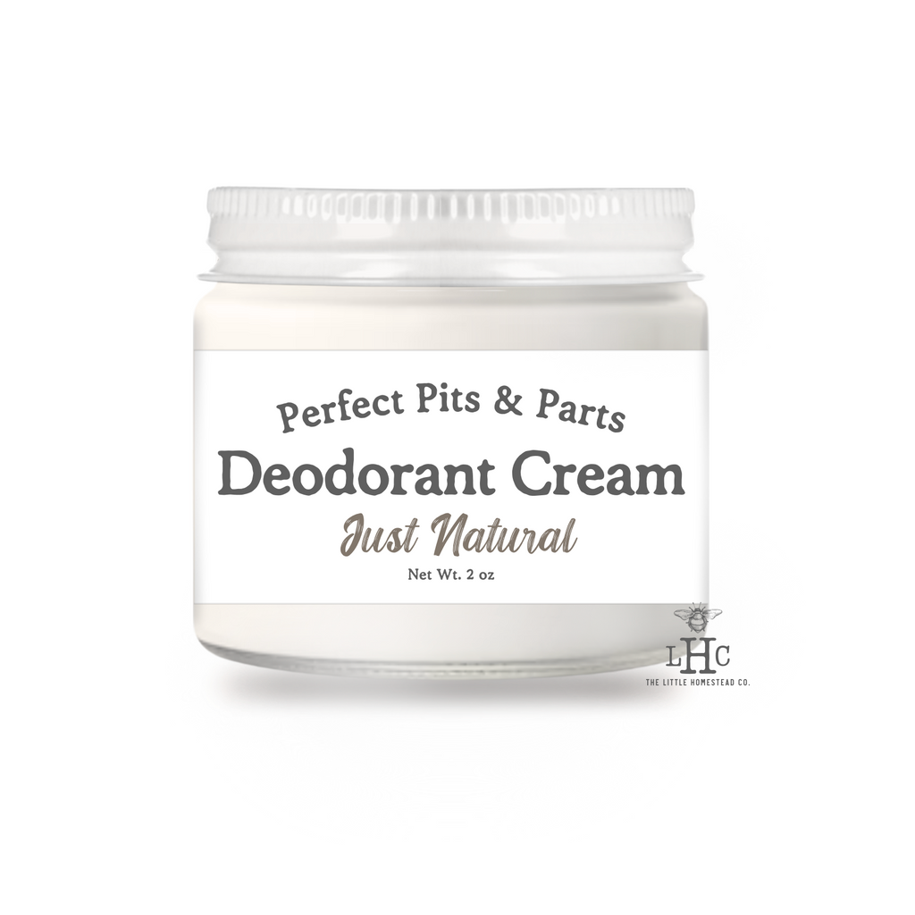 Deodorant Cream: Just Natural (Essential Oil Free) – The Little