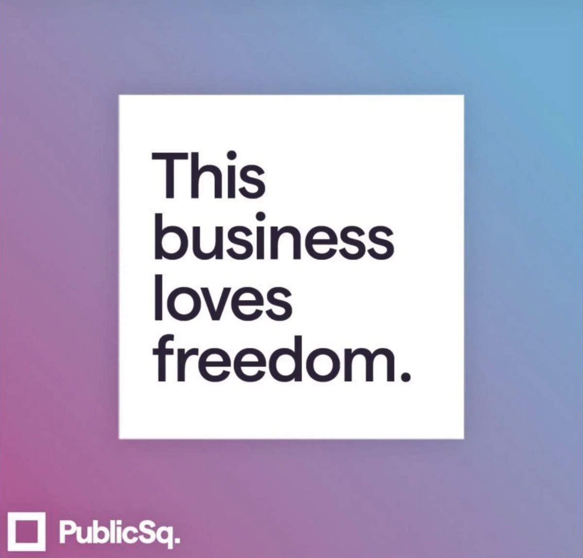 We joined PublicSquare, & it's a game-changer for ALL of us.