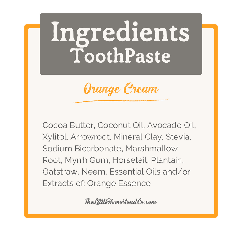 ToothPaste: Orange Cream