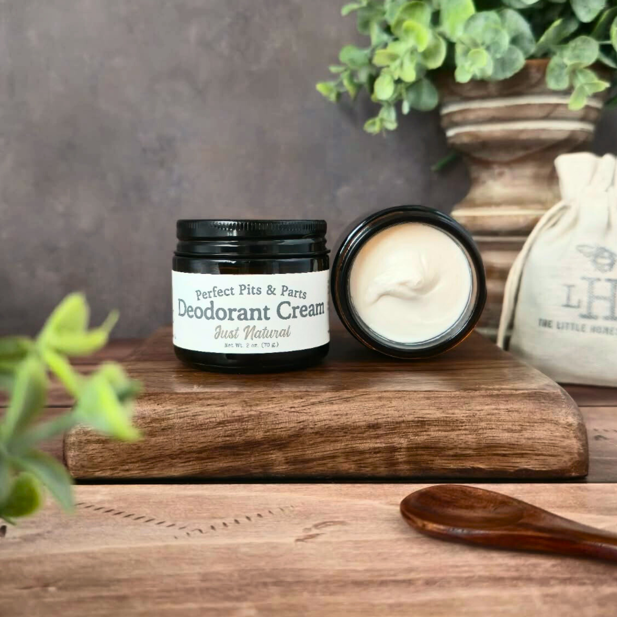 Deodorant Cream: Just Natural (Essential Oil Free)