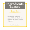 Lip Balm: Lemon Drop