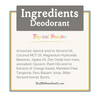 Deodorant Cream ~ Tropical Passion