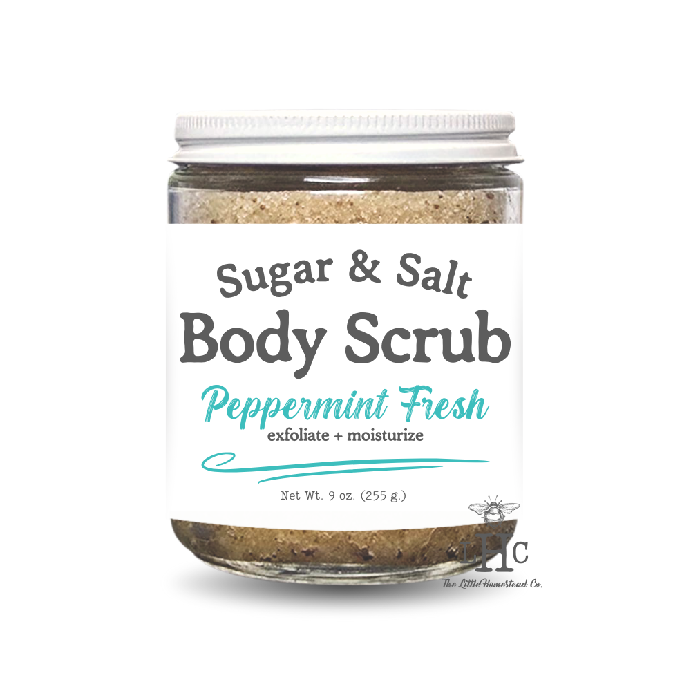 Sugar + Salt Body Scrub: Peppermint Fresh