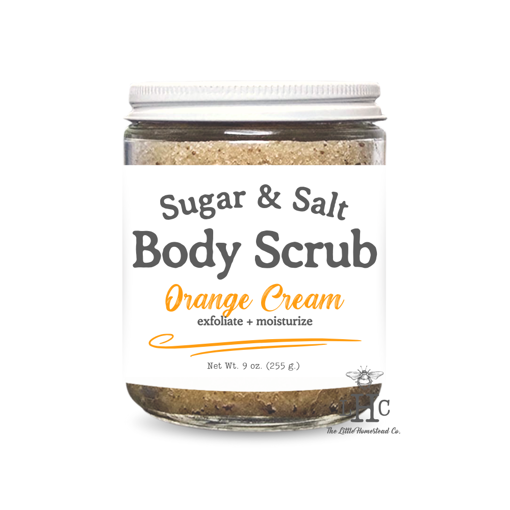 Sugar + Salt Body Scrub: Orange Cream