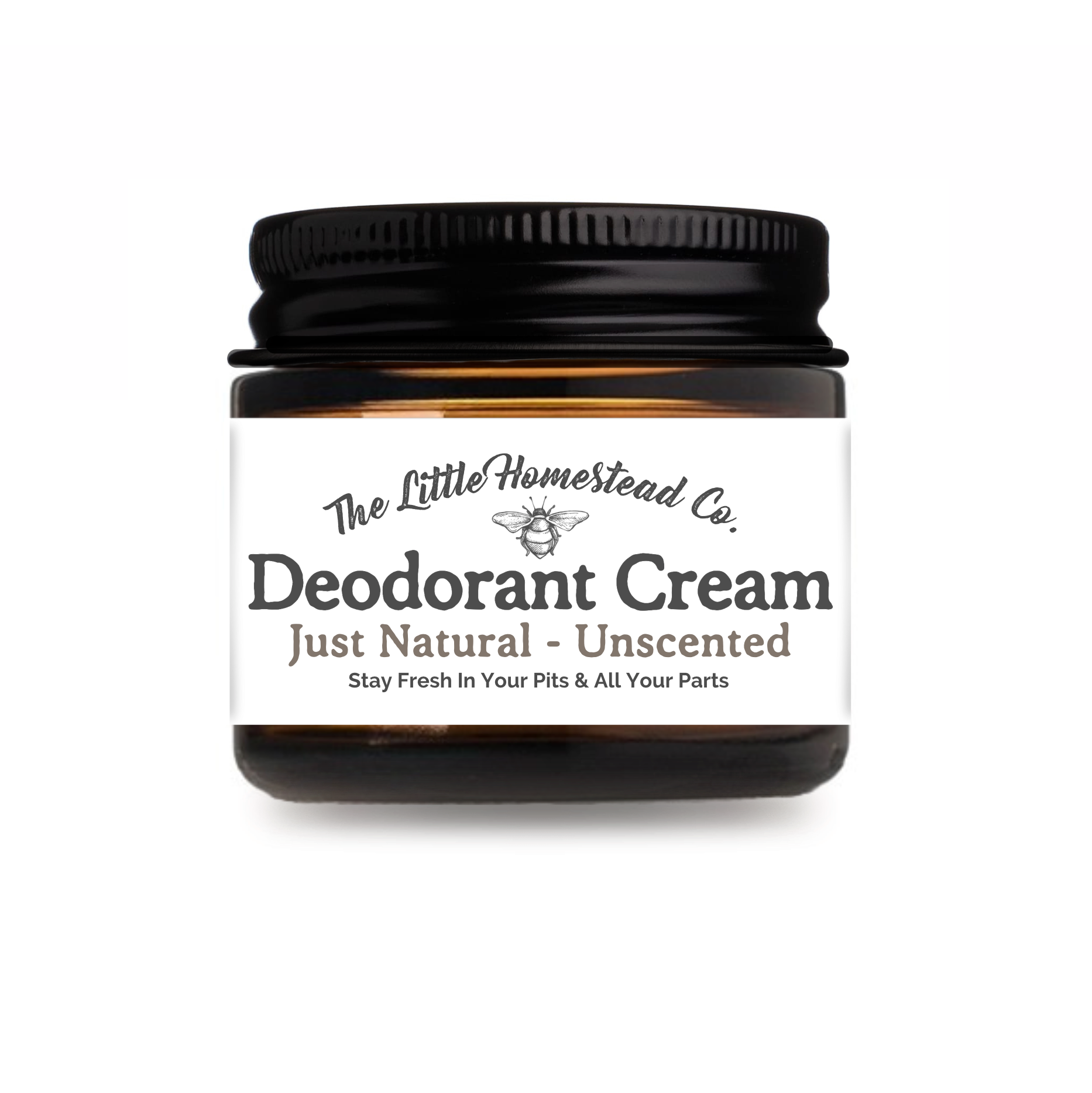 Deodorant Cream: Just Natural (Essential Oil Free)