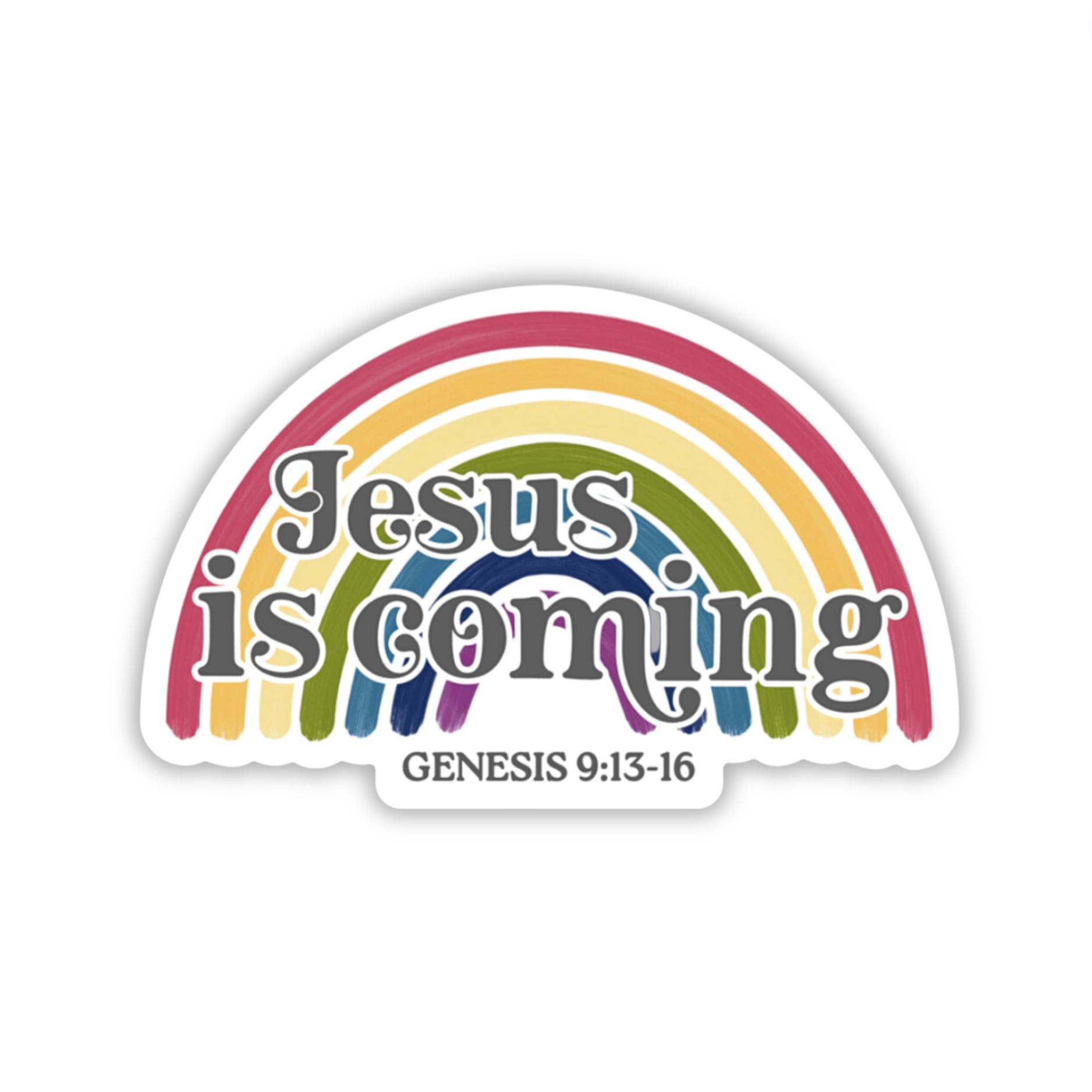 Sticker | Jesus Is Coming | Vibrant Bold