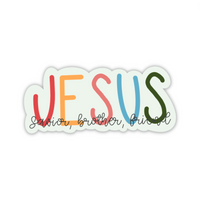 Sticker | Jesus | Savior-Brother-Friend