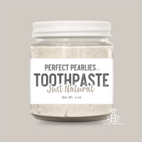Toothpaste: NEW! Just Natural ~ FLAVORLESS (No essential oils/extracts)