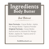Body Butter: Just Natural (Cocoa Butter)