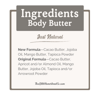 Body Butter: Just Natural (Cocoa Butter)