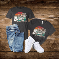 T-Shirt | Adult | Jesus Is Coming (Sunset)