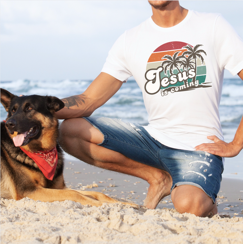 T-Shirt | Adult | Jesus Is Coming (Sunset)