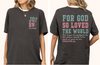 T-Shirt | Adult | For God So Loved (Full Back)