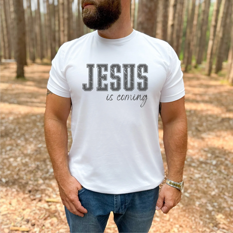 T-Shirt | Adult | Jesus Is Coming (Varsity)