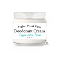 Deodorant Cream: Peppermint Fresh (NEW Scent!)
