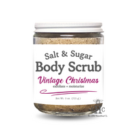 Salt + Sugar Body Scrub: LIMITED HOLIDAY Vintage Christmas