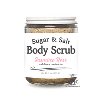 Sugar + Salt Body Scrub: Jasmine Rose (Feminine)