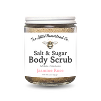 Sugar + Salt Body Scrub: Jasmine Rose