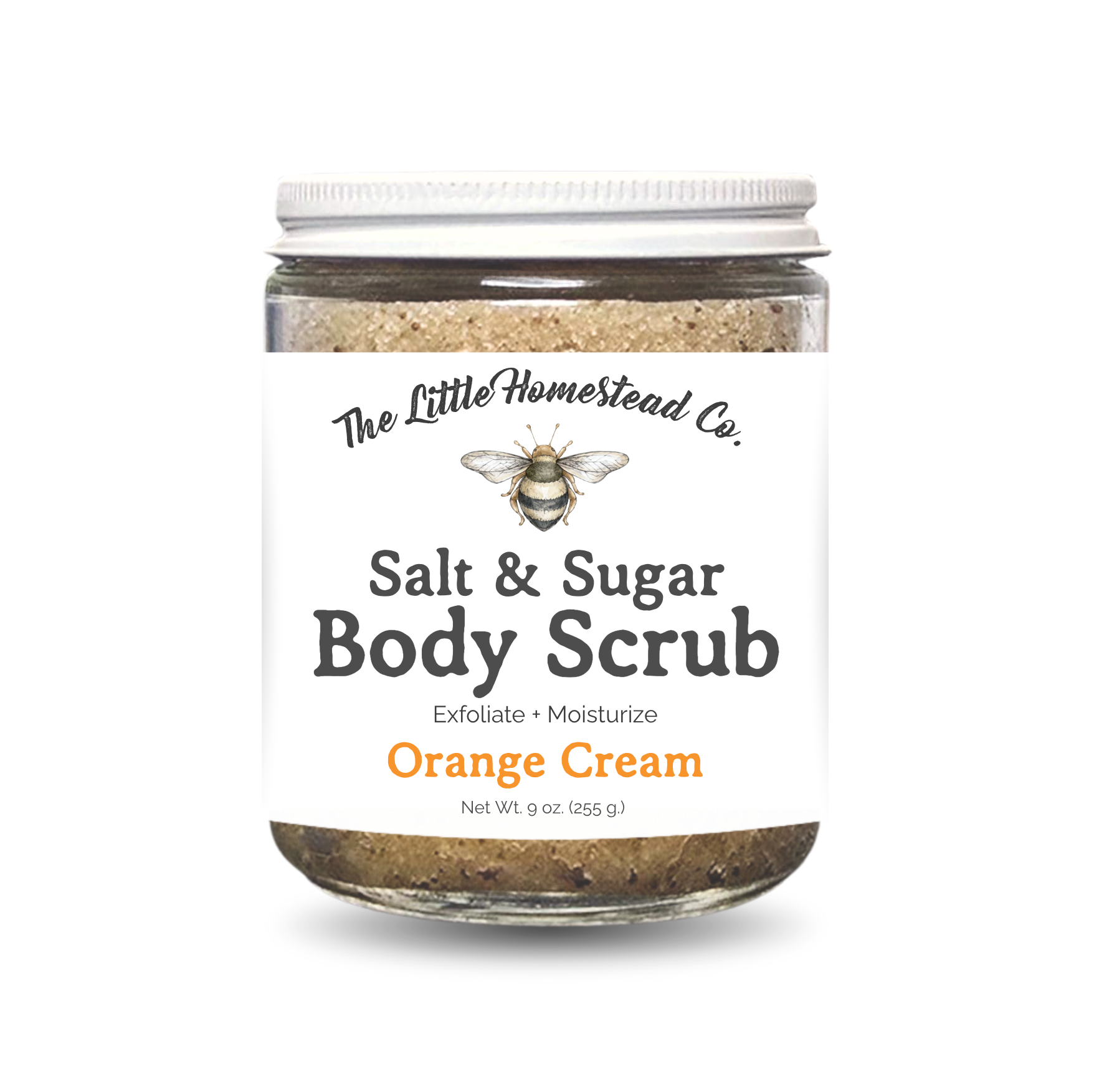 Sugar + Salt Body Scrub: Orange Cream