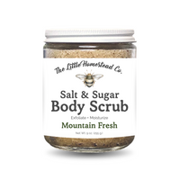 Sugar + Salt Body Scrub: Mountain Fresh (pine)