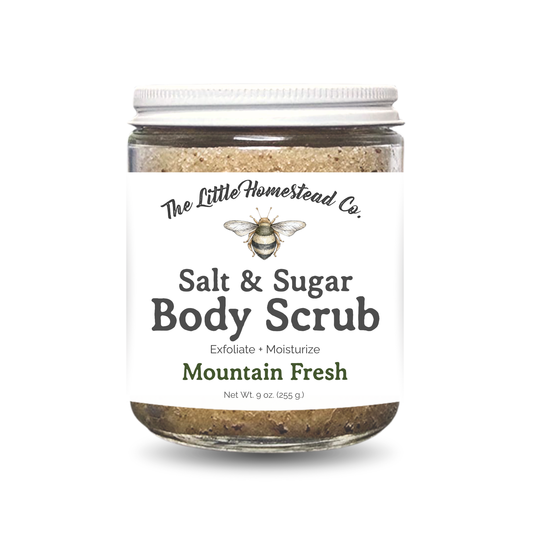 Sugar + Salt Body Scrub: Mountain Fresh (pine)