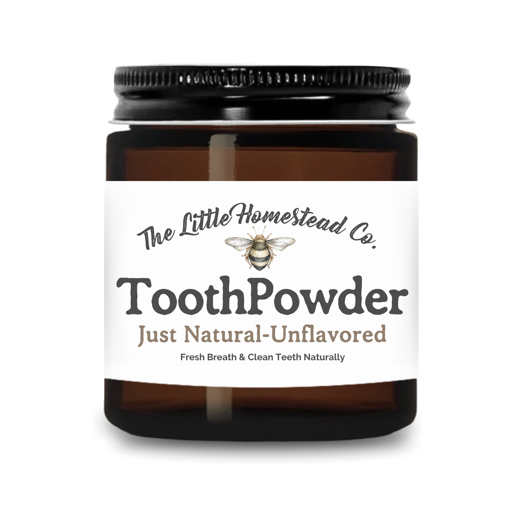 ToothPowder: Just Natural (Essential Oil Free)
