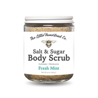 Sugar + Salt Body Scrub: Fresh Mint